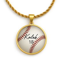 Cargar imagen en el visor de la galería, Cadena Personalizada de Béisbol ⚾️