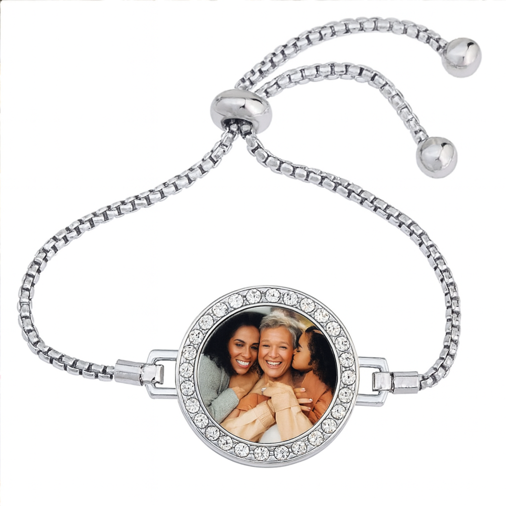 Pulsera ajustable con foto✨️