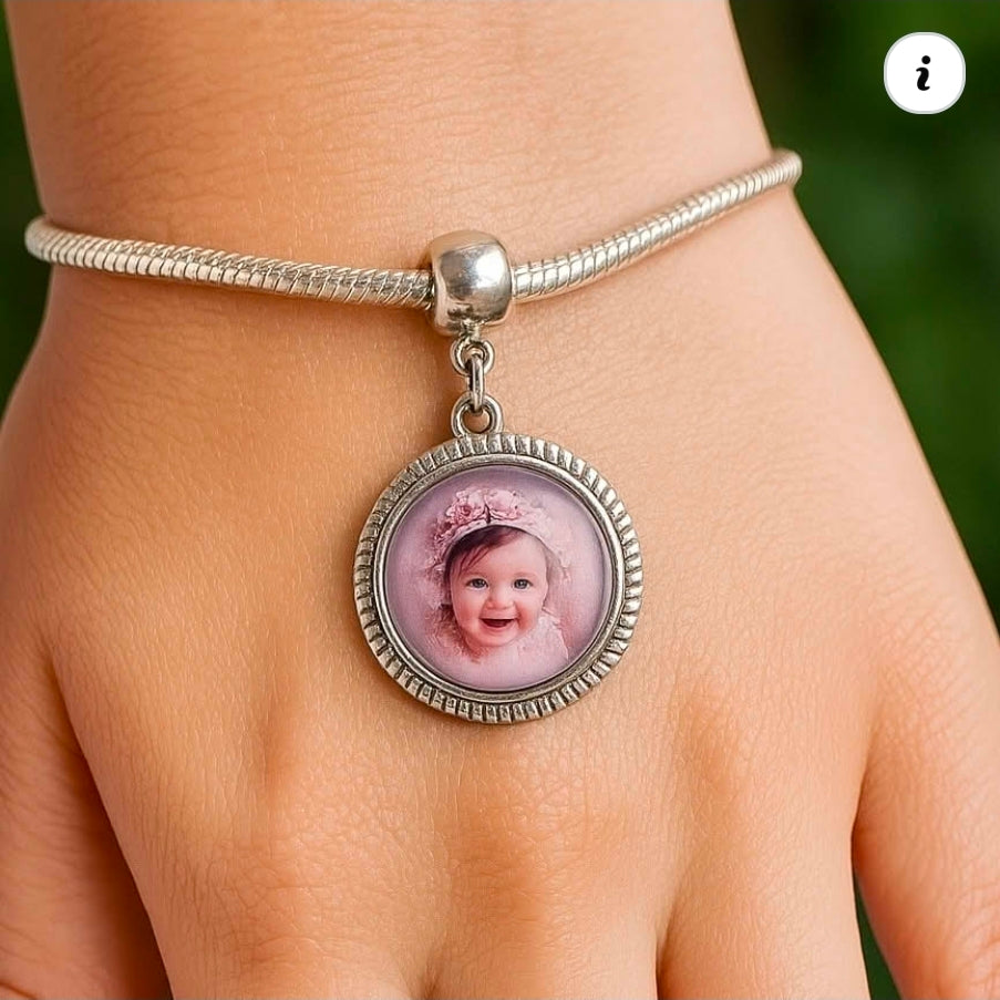 Small Photo Charm for ✨️PANDORA✨️ Bracelet