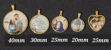 Cargar imagen en el visor de la galería, Gold Stainless Steel Photo Pendants
